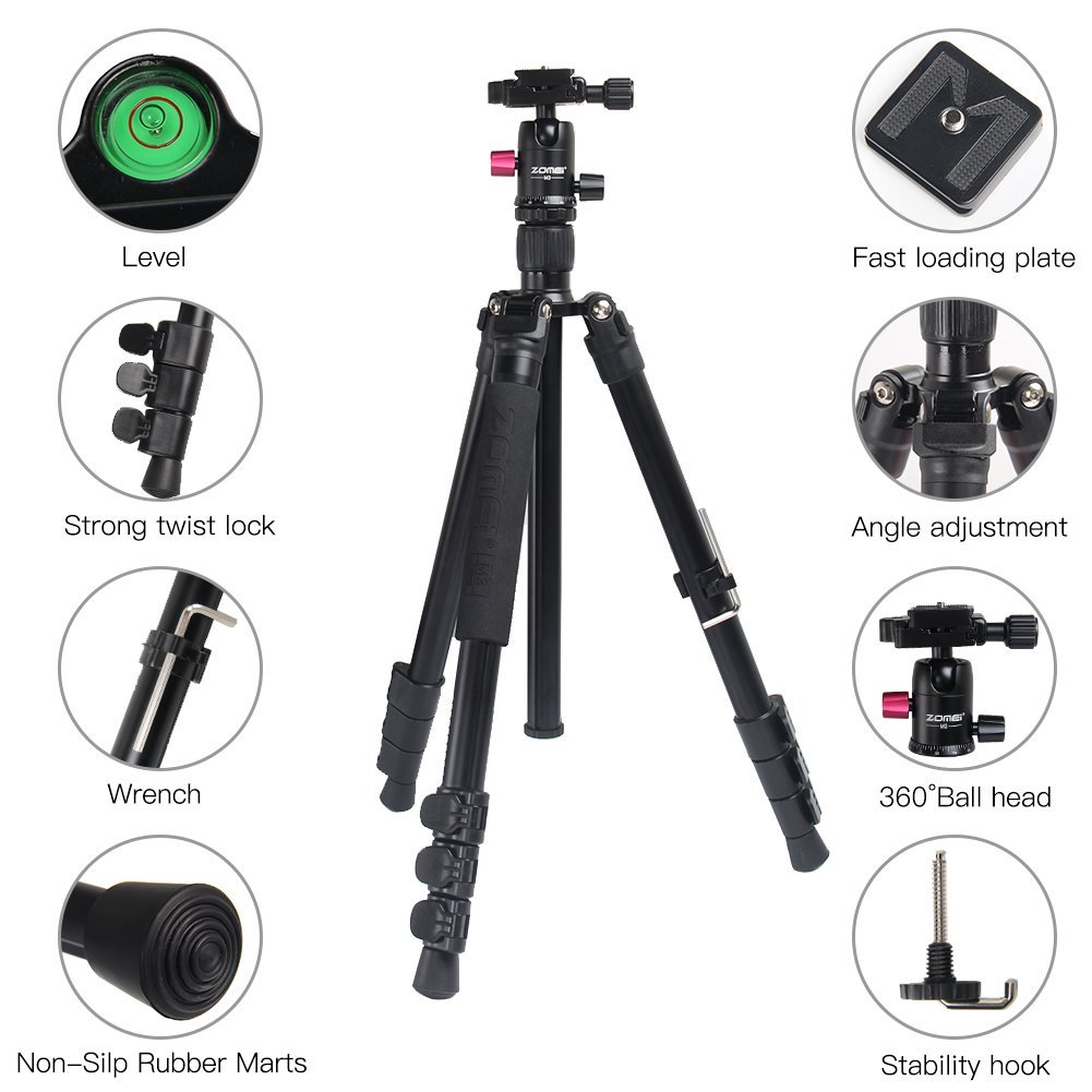 JIEYANG JY0508AM ​​ Max Load 5KG Camera Tripod For Video Stand DSLR  ขาตั้งกล้อง